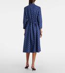 Хлопковое платье-рубашка Tory Burch, Blue Paisley - фото 3