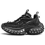 Низкие массивные кеды унисекс MVA, Black - фото