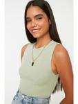 Топ trendyol, светло-зеленый - фото 3