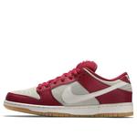 Кроссовки sb dunk low pro Nike, красный - фото