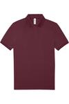 Рубашка-поло B&C, бордовый - фото