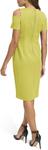 Женское платье-футляр Calvin Klein Scuba с открытыми плечами, Celery - фото 3