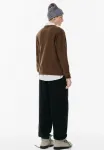 Мягкий джемпер Pull&Bear, Dark Brown - фото 3