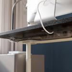 Рабочий стол IDÅSEN IKEA, 120x70 см, черный/бежевый - фото 8