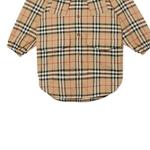 Детское платье Burberry Kids, цвет Khaki - фото 6