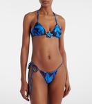 Трусики бикини стринги Same, Blue Tropical - фото 2