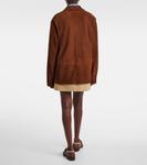 Замшевая куртка Miu Miu, Brandy - фото 3