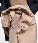 Драпированная юбка миди Maison Margiela, бежевый - фото 5