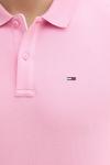 Хлопковая поло Tommy Jeans, розовый - фото 5