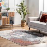 Ковер nuLOOM, 92 x 153 см, Abstract Rivera, Orange - фото