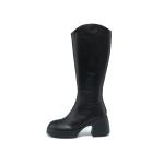 Сапоги женские 7 см ST&SAT, Black - фото