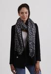 Шарф CASH-MERE LEOPARD, Taubenblau/Blue - фото