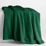 Одеяло FLHF Enry, 150x1x200 см цвет flaschengrün - фото