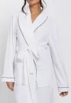 Легкий махровый халат Loungeable, White - фото 4