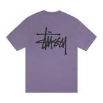 Футболка Stussy Basic Tee Pigment Dyed, Grape - фото 2