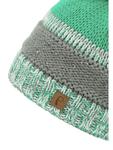 Шапка Faera Warme Strickmütze mit Bommel Thermo-Beanie, зеленый - фото 2