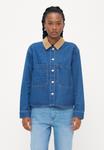 Блуза ONLY Petite ONLCASSIE COLLAR SHIRT, Medium Blue Denim/Blue Denim - фото