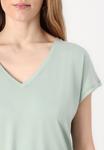 Футболка TOM TAILOR DENIM FLUENT V NECK , Fresh Mint Green/Mint - фото 6