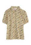 Блуза Seasalt Cornwall Button-down blouse, Yellow - Potters Marks Pear/Yellow - фото 3