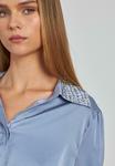 Блуза Alma en Pena Button-down blouse, Azul/Blue - фото 3