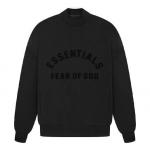 Свитер ss23 crewneck 'jet black' Fear Of God Essentials, черный - фото