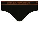 Трусы мужские Emporio Armani брифы 3 шт, черный - фото 4
