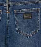 Рваные джинсы с высокой посадкой Dolce&Gabbana, синий - фото 3