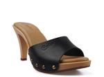 Сандалии Candie's Emiliana Platform Sandal, Black Leather - фото