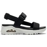 Женские сандалии Uno One Strap Skechers, черный/белый - фото 3