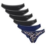 SLOGGI Трусы-стринги в темно-синем, черном - фото