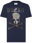 Philipp Plein футболка Strass Skull & Bones, синий - фото