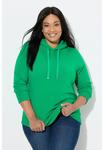 Худи Ulla Popken Hoodie, Emerald Green/Green - фото 5