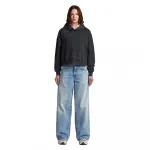 Худи G-Star Washed A Line Script, черный - фото 4