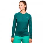 Лонгслив Trangoworld Naret Half Zip, зеленый - фото