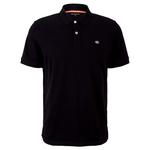 Поло с коротким рукавом Tom Tailor Basic Contrast, черный - фото 3