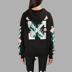 Толстовка c o virgil abloh floral 'black' Off-White, черный - фото 3