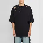 Футболка Balenciaga Destroyed T-Shirt 'Black', черный - фото 6