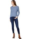 Свитер L.L.Bean Midweight Cotton Slub Rollneck Pullover, цвет Soft Indigo - фото 4