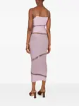 Платье миди Jigsaw Isa Boulder, фиолетовый - фото 4