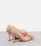 Туфли Staz 90 из кожи и тюля с бантом Jimmy Choo, Macaron - фото 2
