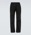 Брюки с рваными краями And Wander, черный - фото