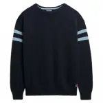 Свитер Superdry Jacob high neck, синий - фото