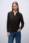Блуза Street One Blouse, Braun/Dark Brown - фото