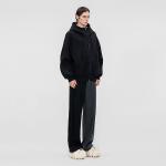 Худи плиссе Feng Chen Wang, черный - фото 5