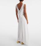 Фредa платье макси с мерейкой Isabel Marant, белый - фото 3