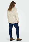 Джемпер ONLY Carmakoma Jumper, Egret/Off-White - фото 3