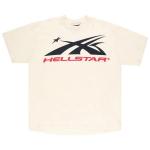 Футболка Hellstar Gel Sport Logo  'White/Red', белый - фото