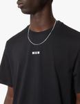 Мини-футболка с логотипом MSGM, черный - фото 4