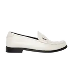 Кроссовки Saint Laurent Le Loafer Penny Slippers 'Pearl', белый - фото