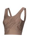 Топ CROP LASCANA Active, коричневый - фото 3